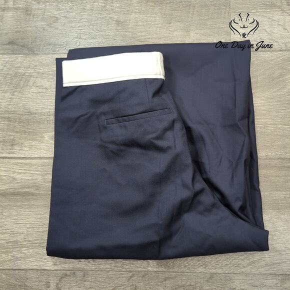 Officine Generale Elia Italian Fresco Wool Wide Leg Pants Size 40 (12) - Picture 6 of 6